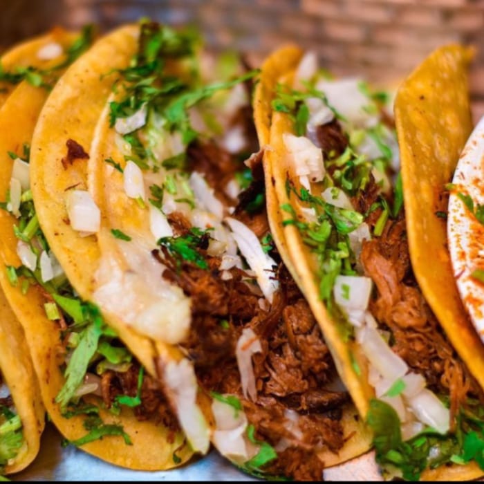 4 Birria Tacos.