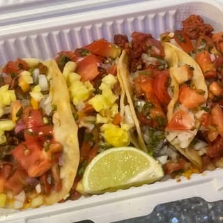 Mix Taco Plate (4 Tacos)